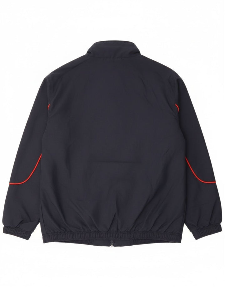 Reebok Boys Tracksuit Topjakke 15-16 år XL Navy Blue Colourblock
