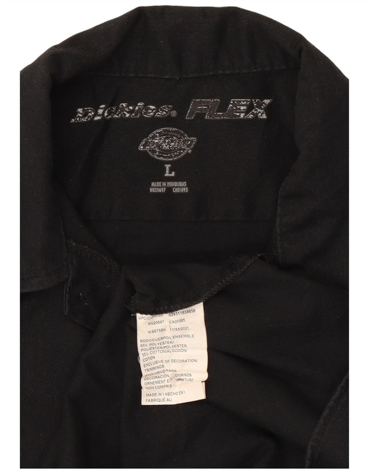 Dickies Herre grafisk kortærmet skjorte stor sort polyester
