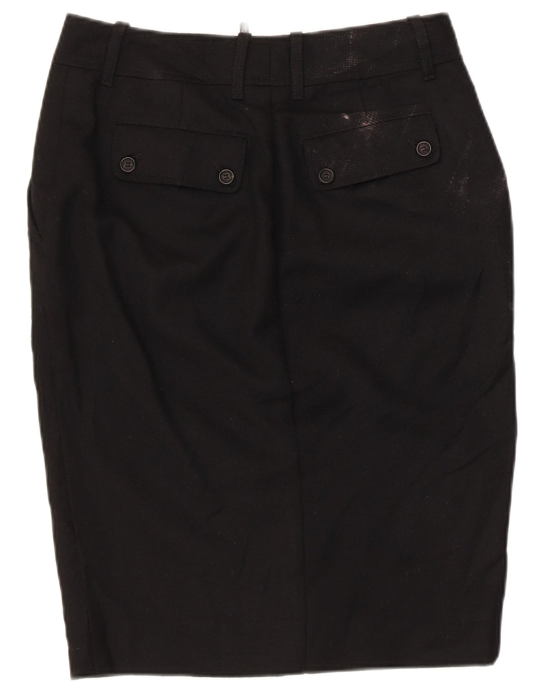 Belstaff Graphic Pencil Skirt IT 44 Medium W30 Sort Uld