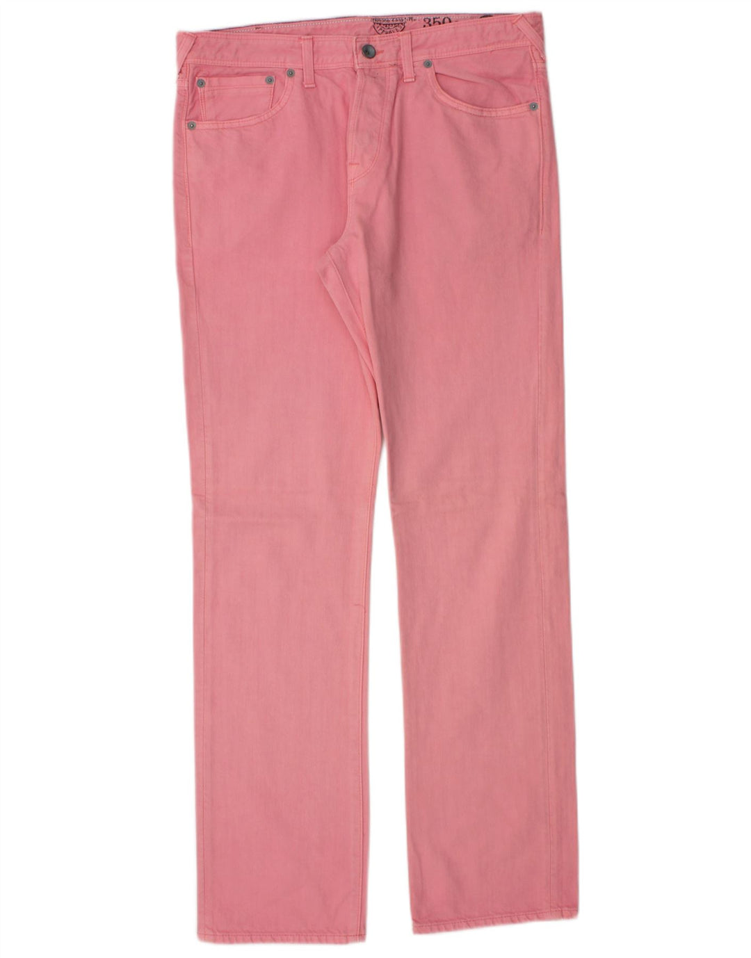 Jack Wills Straight Jeans til mænd W32 L32 Pink Bomuld