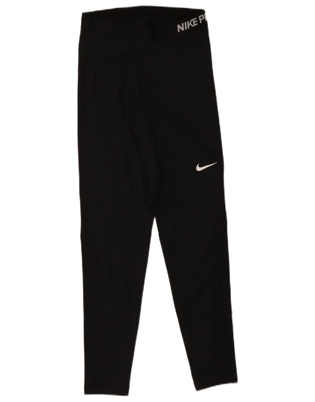Nike Dame Dri Fit Grafiske Leggings UK 12 Medium Sort Polyester