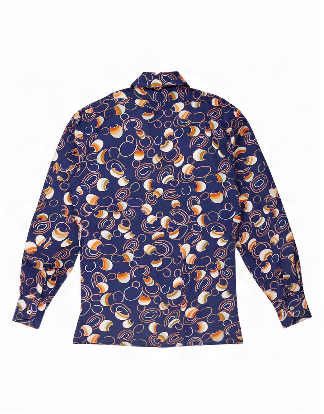 Barnaby herreskjorte str. 39 15 1/2 Medium Marineblå Geometrisk