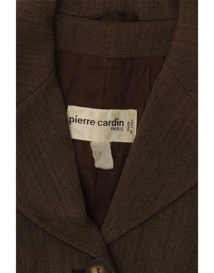 Pierre Cardin Dame 4-knaps blazerjakke UK 14 Medium Brun