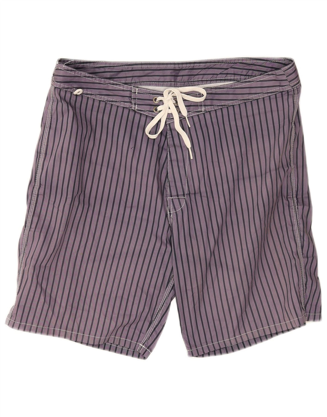 Sundek Herre badeshorts Stor lilla nålestribet polyester
