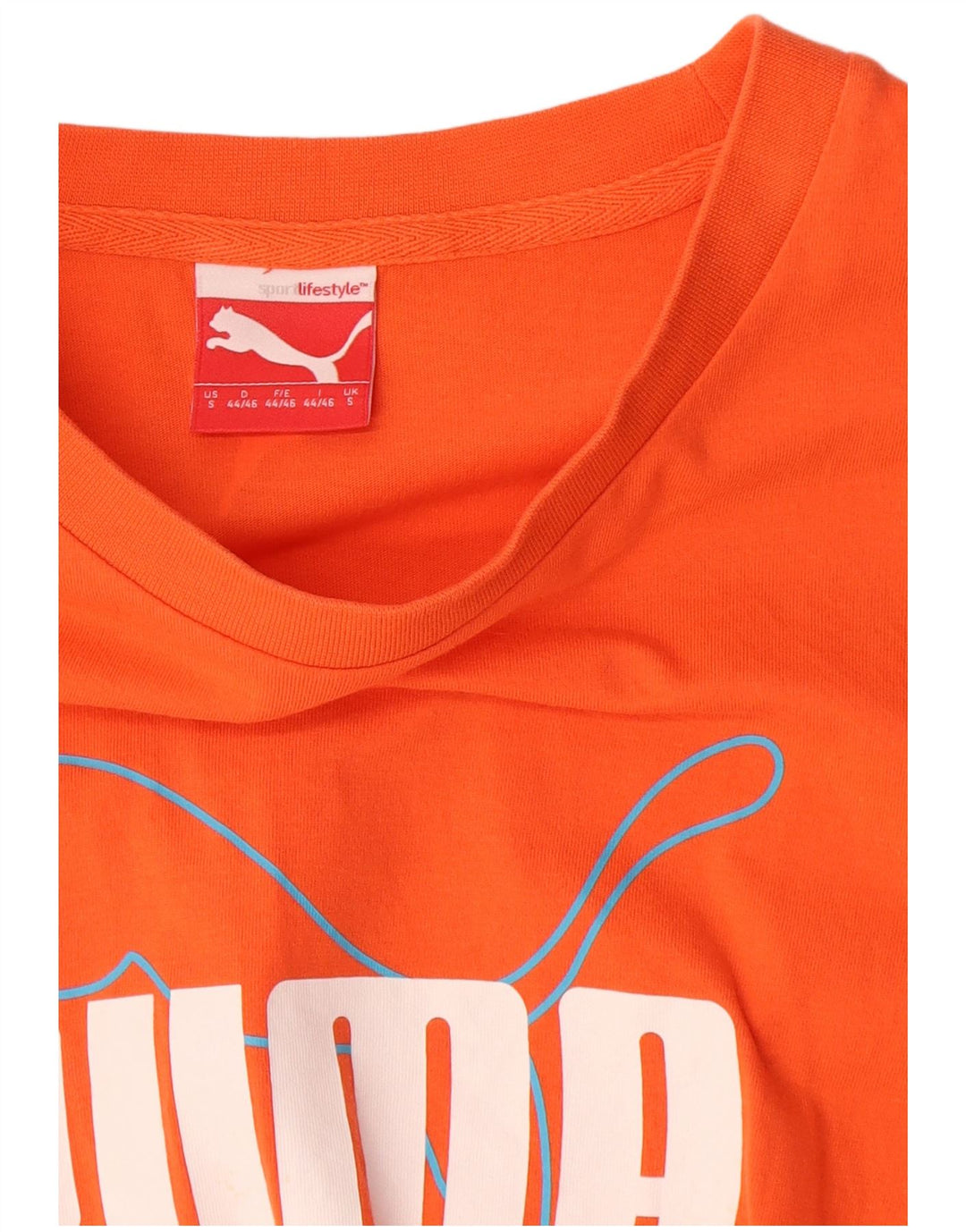 Puma Herre Grafisk T-Shirt Top Lille Orange
