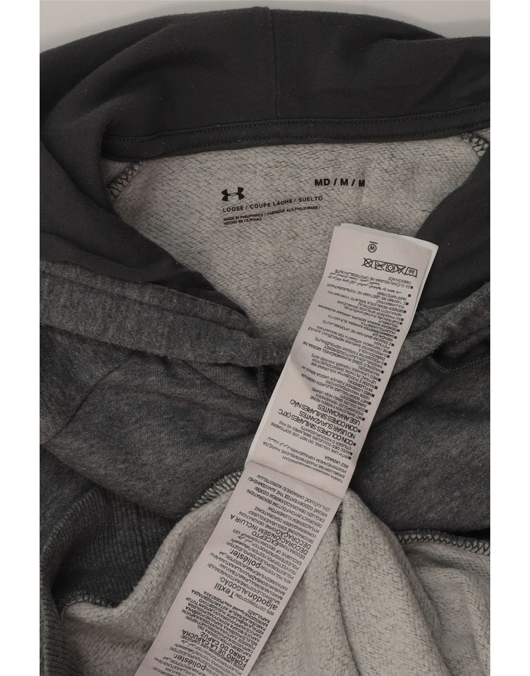 Under Armour Herre hættetrøje Jumper Medium Grey Bomuld