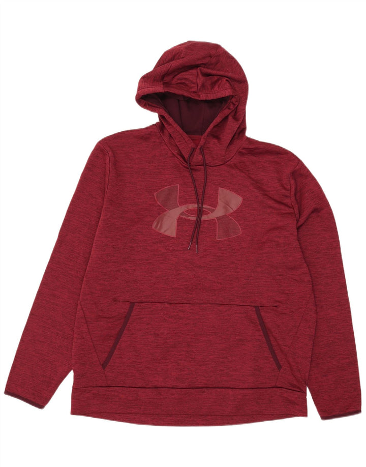 Under Armour Herre grafisk hættetrøje XL Maroon Flecked Polyester