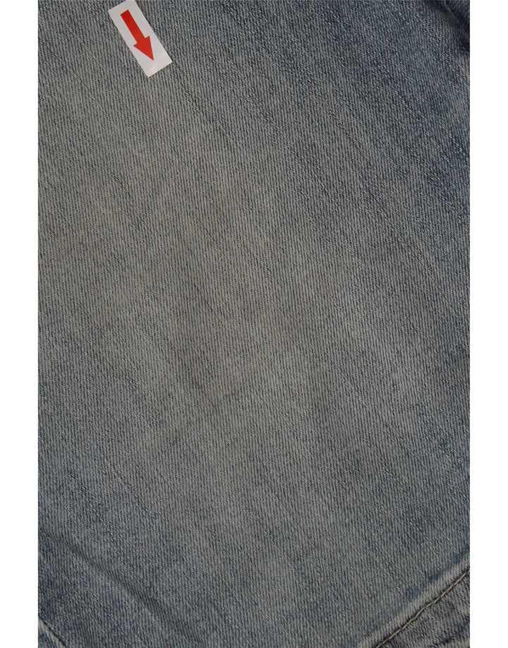 Armani Boys Denim Shorts 15-16 år W34 Blå Bomuld
