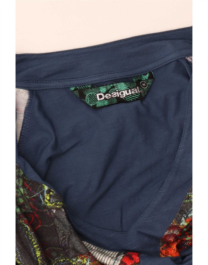Desigual Kvinders Grafisk Skede Kjole UK 12 Medium Flerfarvet Geometrisk
