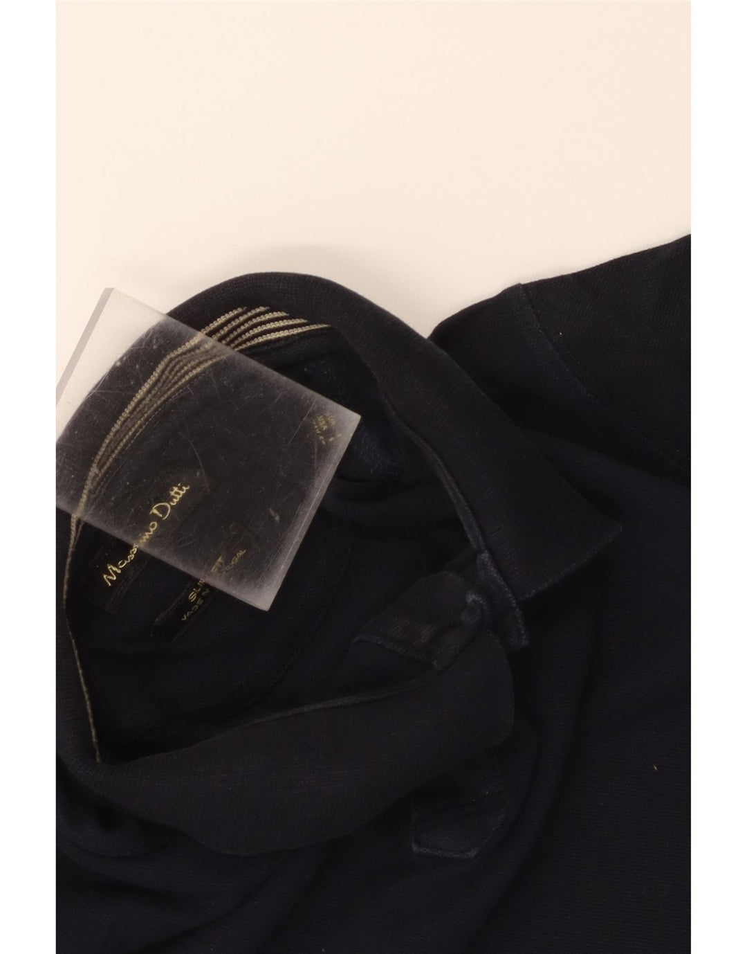 Massimo Dutti Herre Slim Fit Polo Shirt Lille Marineblå