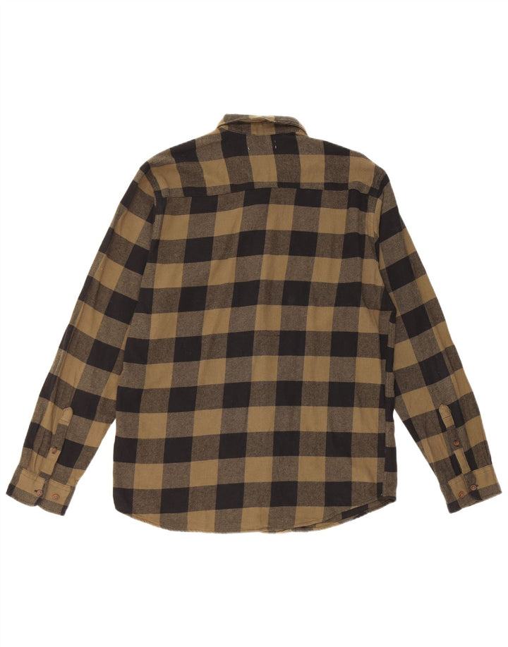 Jack & Jones Herre Flanelskjorte Stor Khaki Gingham Bomuld