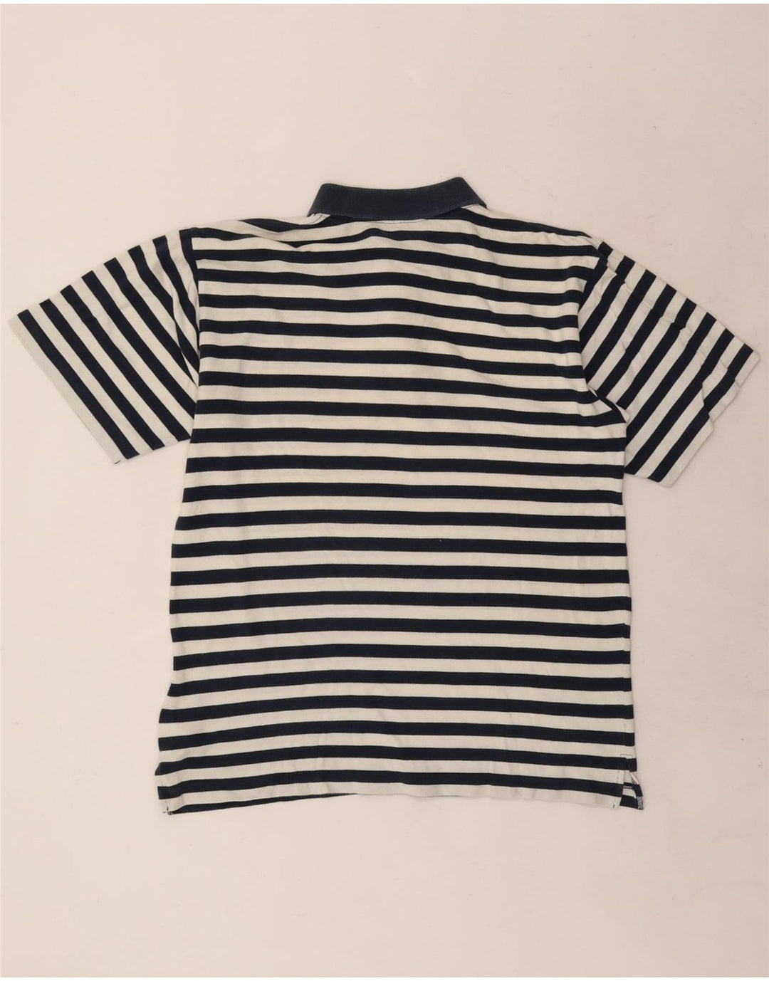 Champion herre poloshirt Medium marineblå stribet bomuld
