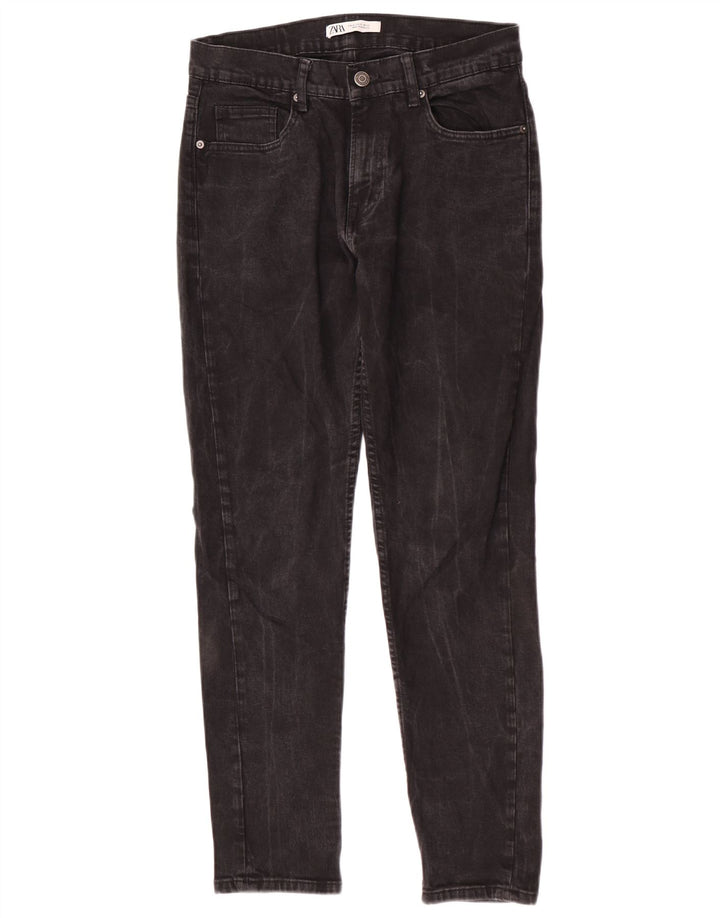 Zara Herre Slim Jeans EU 42 Large W32 L30 Grå Bomuld