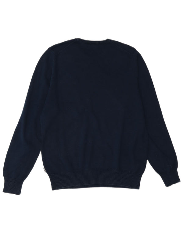 GIAN MARCO VENTURI sweater med rund hals til kvinder UK 14 Medium Marineblå