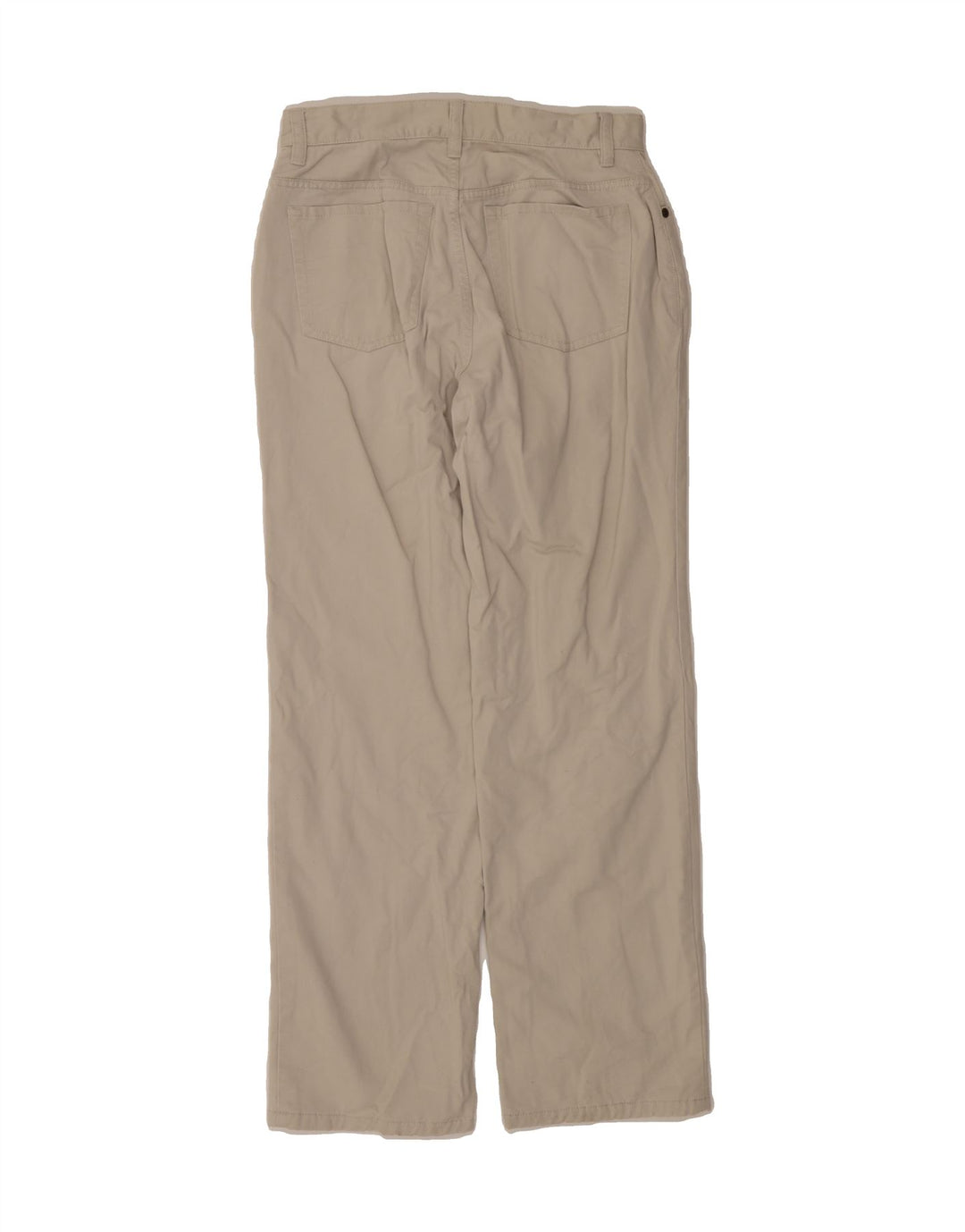 EDDIE BAUER Womens Petite Casual Trousers US 6 Medium W28 L28 Beige Vintage Eddie Bauer and Second-Hand Eddie Bauer from Messina Hembry 