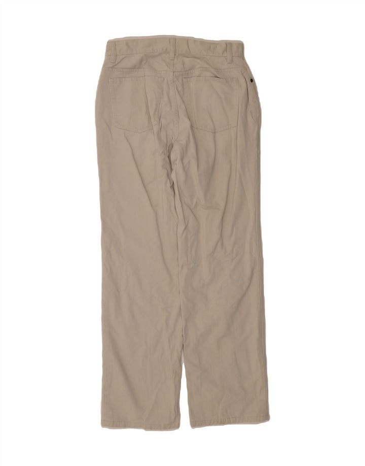 EDDIE BAUER Womens Petite Casual Trousers US 6 Medium W28 L28 Beige Vintage Eddie Bauer and Second-Hand Eddie Bauer from Messina Hembry 