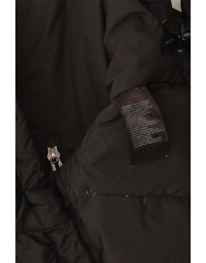 The North Face Polstret jakke til kvinder UK 10 Lille sort nylon