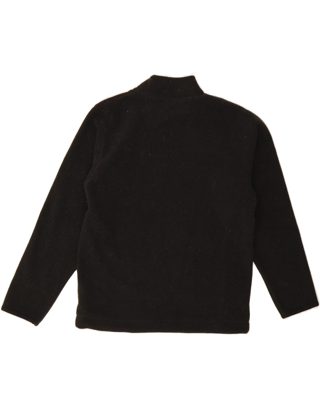 CHAMPION Womens Oversized Fleece Jumper UK 10 Small Black Polyester Vintage Champion and Second-Hand Champion from Messina Hembry 