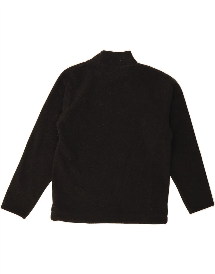 CHAMPION Womens Oversized Fleece Jumper UK 10 Small Black Polyester Vintage Champion and Second-Hand Champion from Messina Hembry 