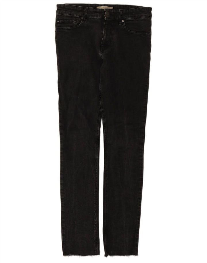Calvin Klein Dame Slim Jeans W32 L34 Sort Bomuld