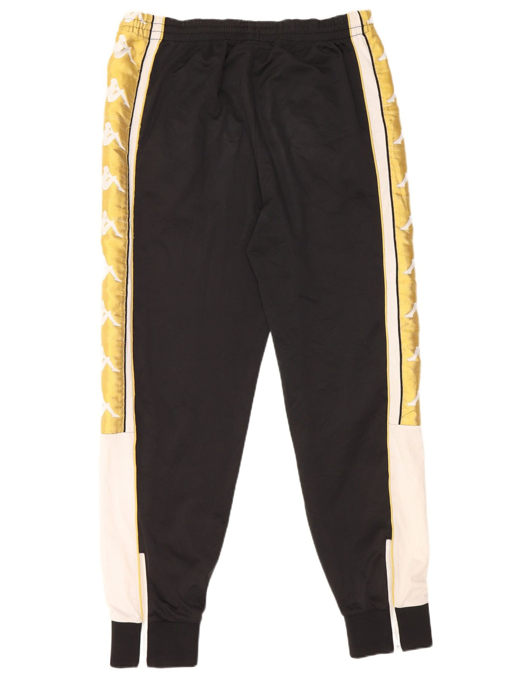 KAPPA Grafisk træningsdragt bukser til mænd Joggers Large Black Colourblock