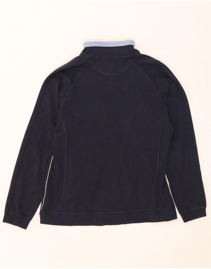Champion Womens træningsdragt Topjakke UK 14 Large Navy Blue Colourblock