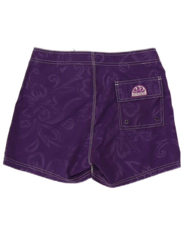 Sundek Herre badeshorts Små Lilla Blomster