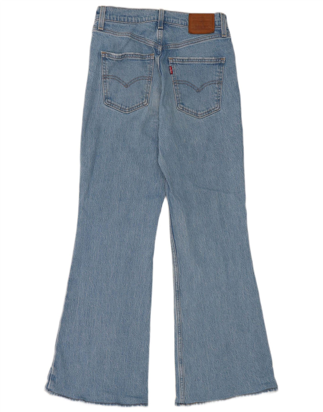 Levi's Kvinder Distressed High Rise Flared Jeans W26 L27 Blå Bomuld