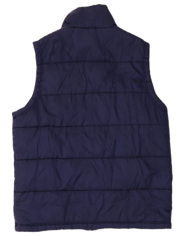 Kappa Herre Polstret Gilet UK 40 Large Navy Blue Polyamide