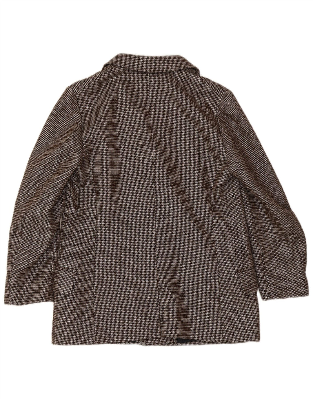 DRIES VAN NOTEN Womens Blazer Jacket EU 36 Small Grey Houndstooth