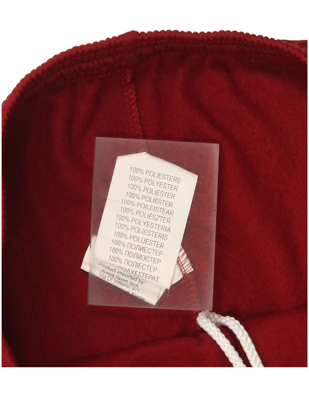 Errea Dame træningsdragt Bukser Joggers UK 14 Large Burgundy Polyester