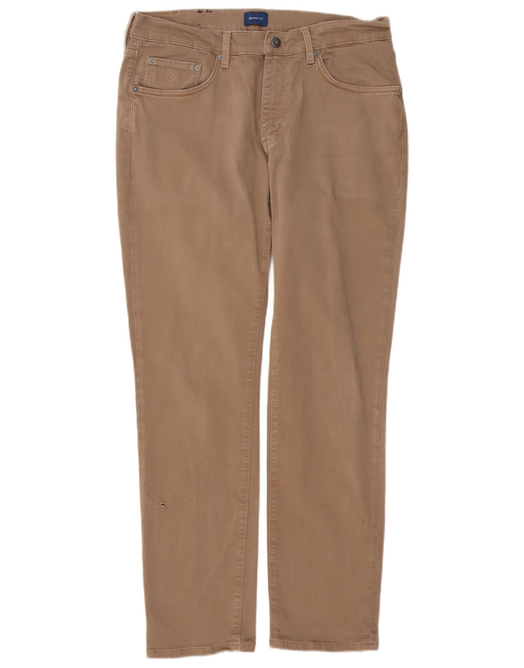 GANT Slim Casual Bukser til mænd W36 L32 Beige Bomuld