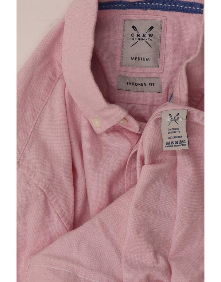 Crew Clothing Herre skræddersyet Fit Shirt Medium Pink Bomuld