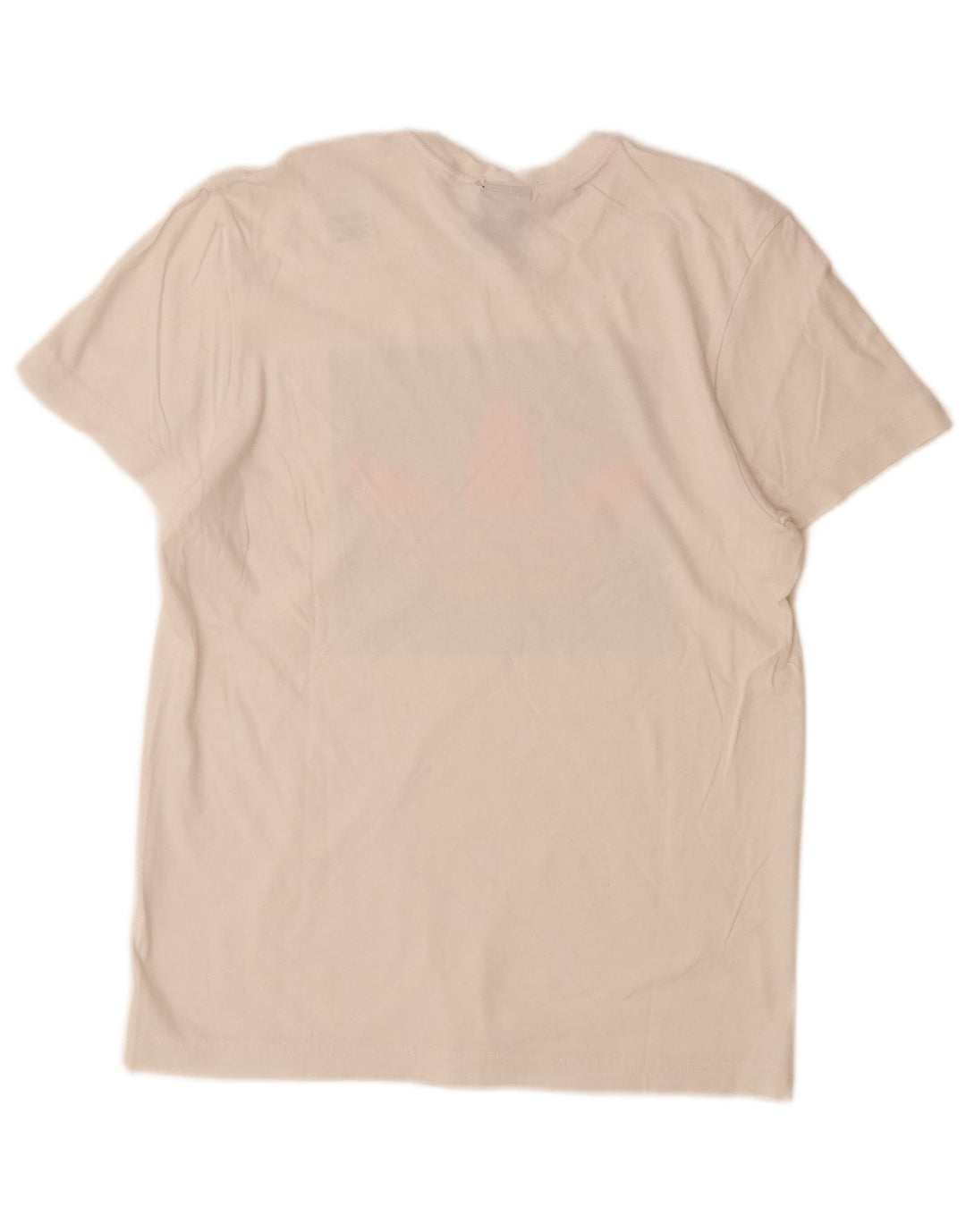 ADIDAS grafisk t-shirt til mænd, lille hvid bomuld