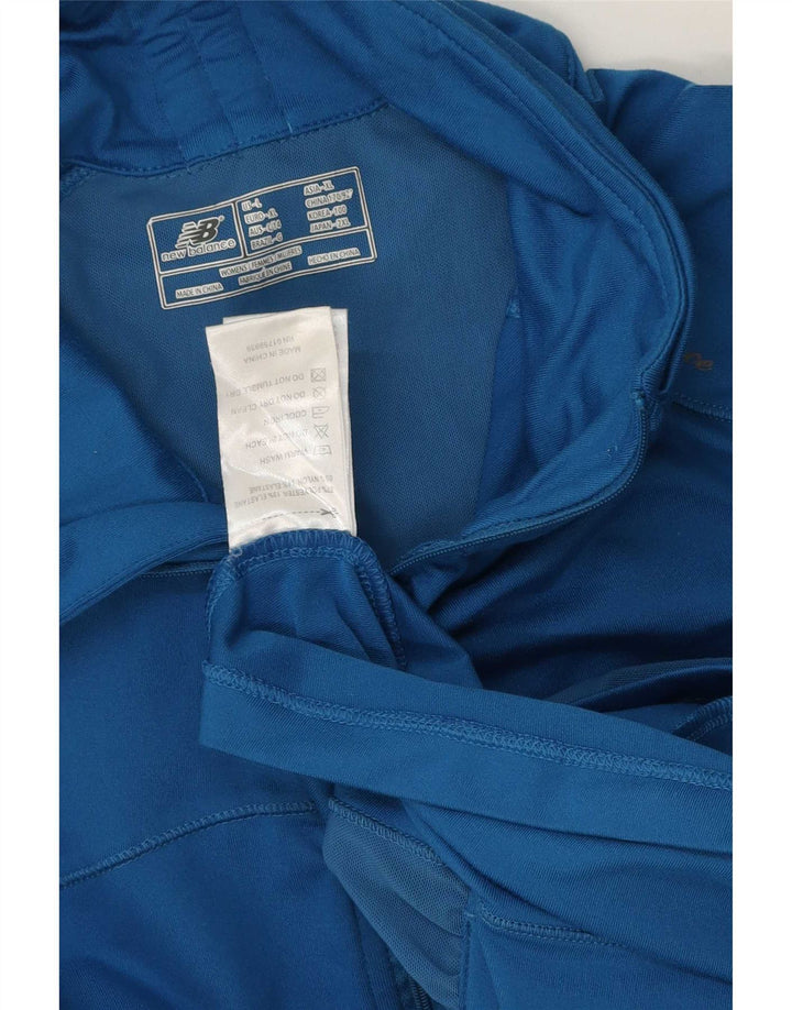 New Balance træningsdragt topjakke til kvinder UK 18 XL blå polyester