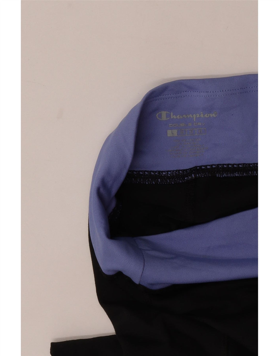 Champion Womens Bermuda Sport Shorts UK 14 Large Black Colourblock