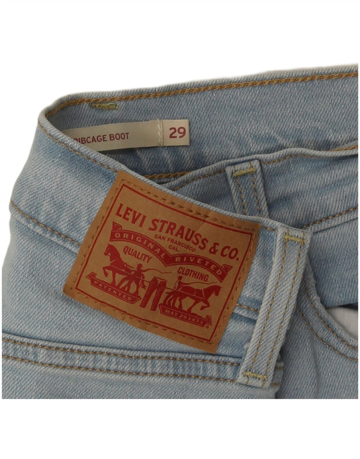 Levi's Dame Ribcage Bootcut Jeans W29 L32 Blå Bomuld