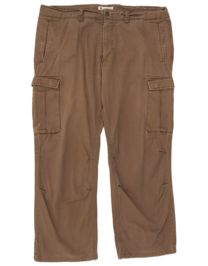 Gap Herre Straight Cargo Bukser W40 L28 Brun Bomuld