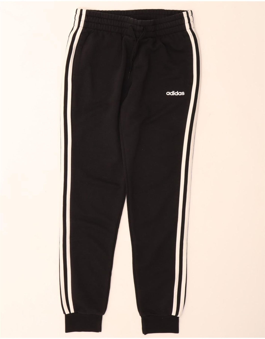 ADIDAS træningsdragt til kvinder Joggers UK 8/10 Small Black Bomuld