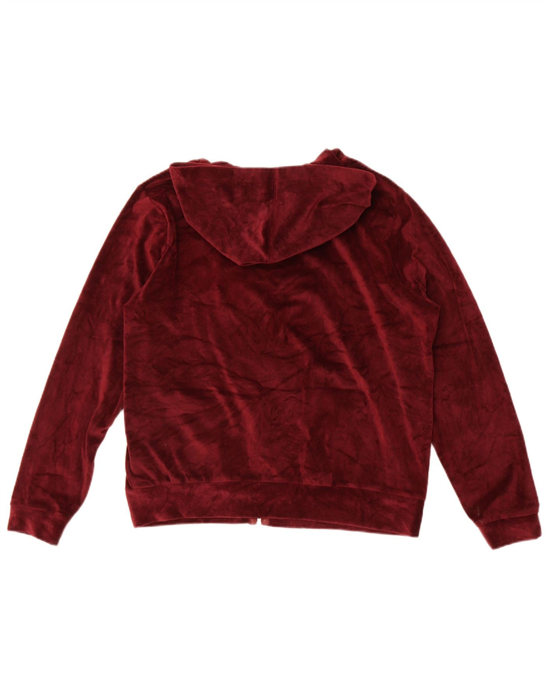 Marks & Spencer Dame Oversized hættetrøje med lynlås UK 12 Medium Burgundy