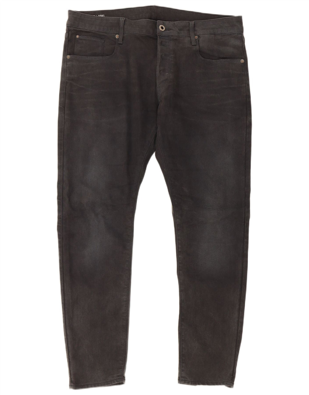 G-Star Herre 3301 Slim Jeans W40 L32 Grå Bomuld