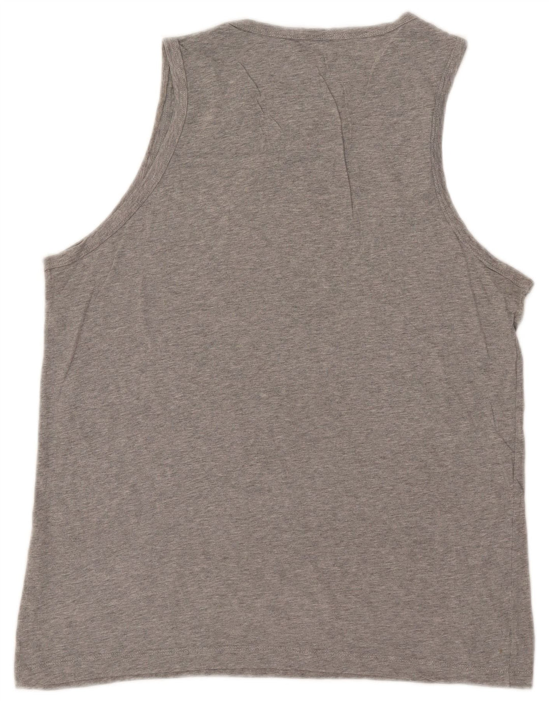 Nike grafisk vest top til mænd, stor grå flækket bomuld