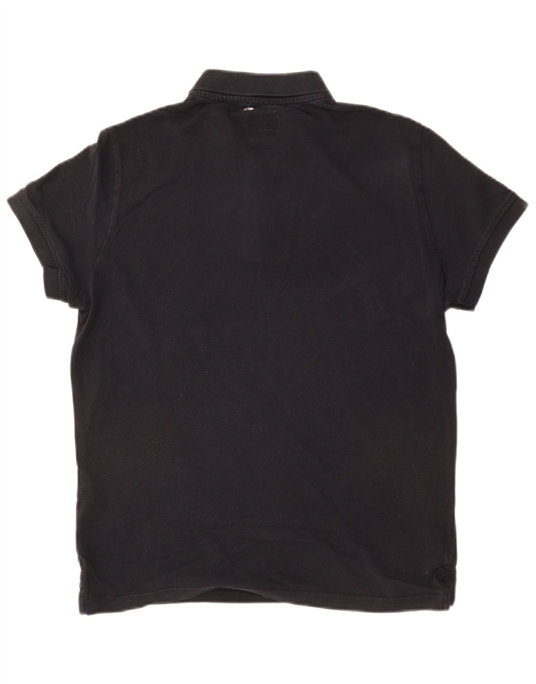 Armani Jeans Herre Custom Fit Polo Shirt Medium Sort Bomuld