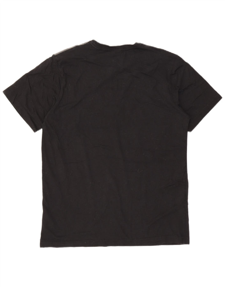 Nike Herre T-shirt Top Stor Sort Colourblock Bomuld