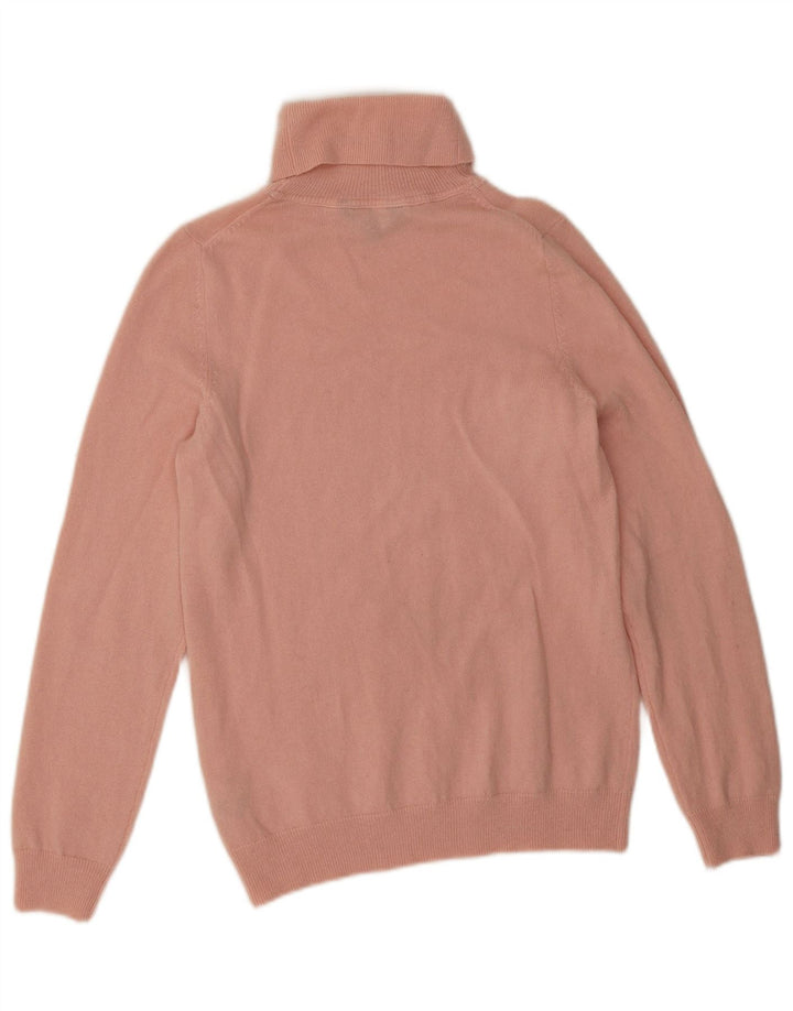 Besætningstøj Dame Rullehals Sweater UK 12 Medium Pink