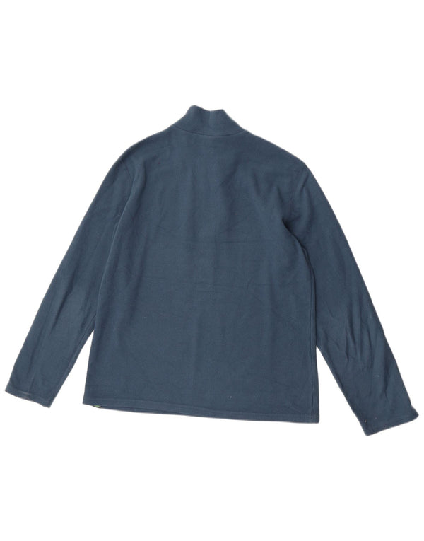 The North Face Girls Zip Neck Fleece Jumper 13-14 år XL Blå Polyester