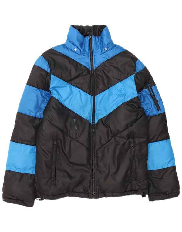 Hummel Polstret Herrejakke UK 38 Medium Sort Colourblock Polyester
