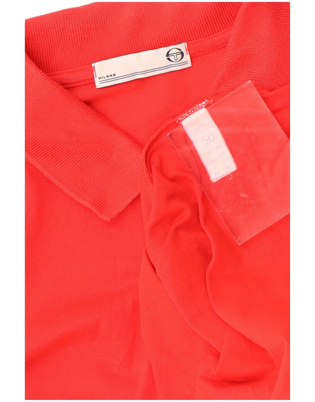 SERGIO TACCHINI Herre Milano Polo Shirt IT 50 Medium Rød