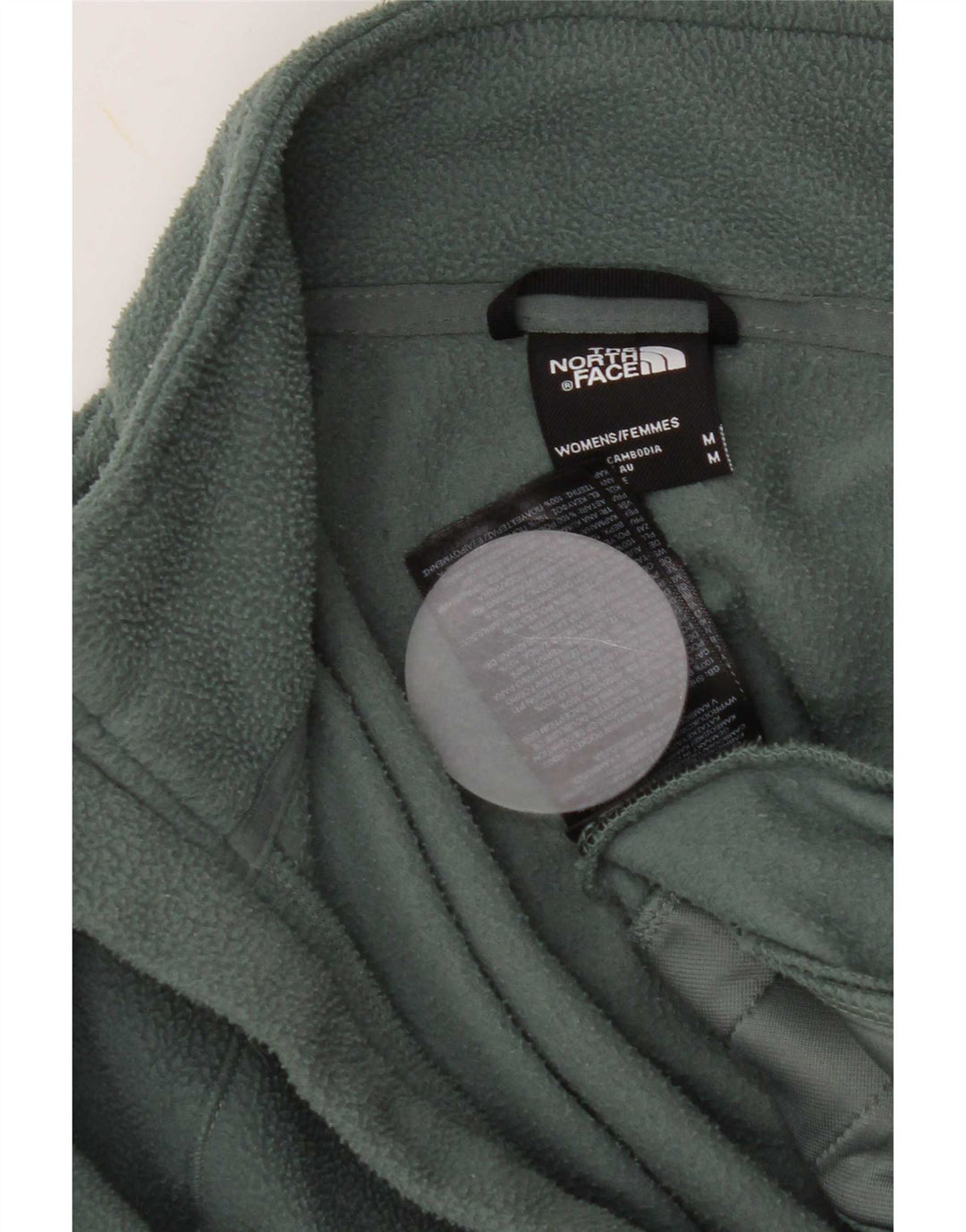 The North Face Dame Liner Fleecejakke UK 14 Medium Green Polyester
