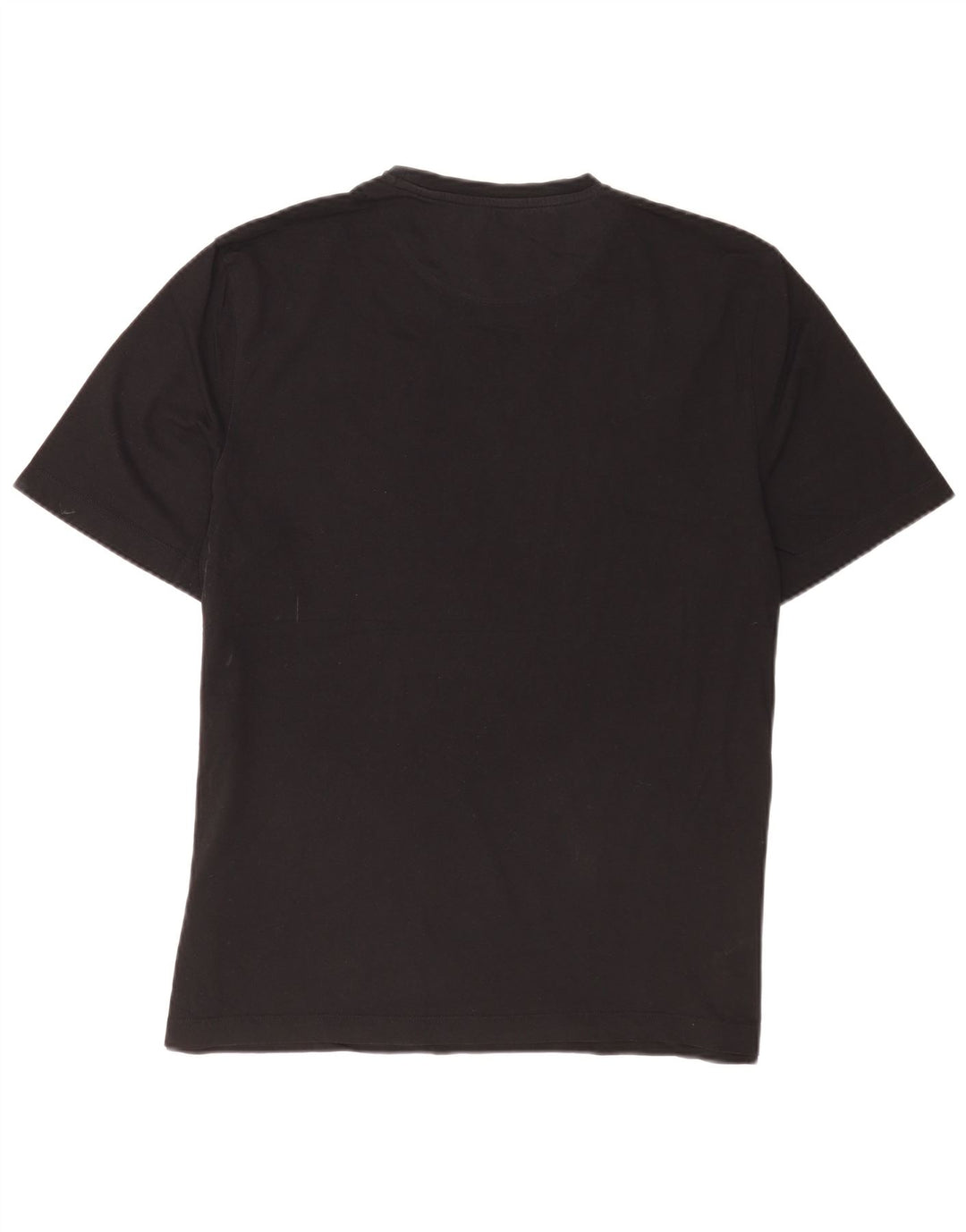 Ted Baker Herre Regular T-Shirt Top Størrelse 4 Stor Sort Bomuld